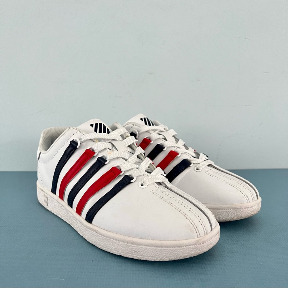 K-Swiss Varsity Classic Navy & Red Stripe Low Sneakers